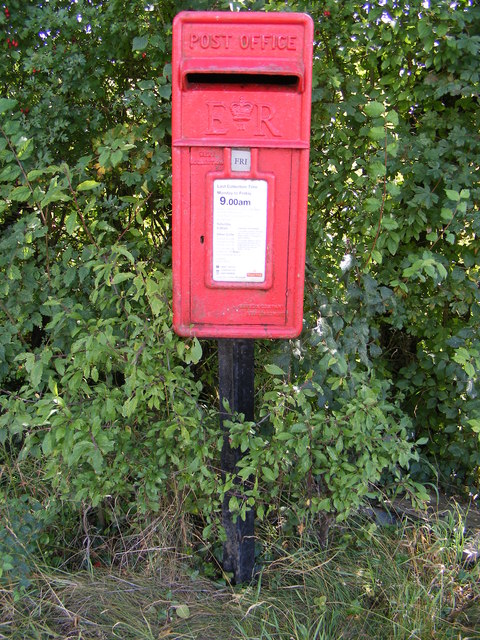 White Horse Postbox at Wells Corner