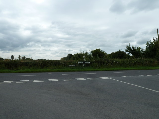Looking from Stumps Lane into Taylors Lane