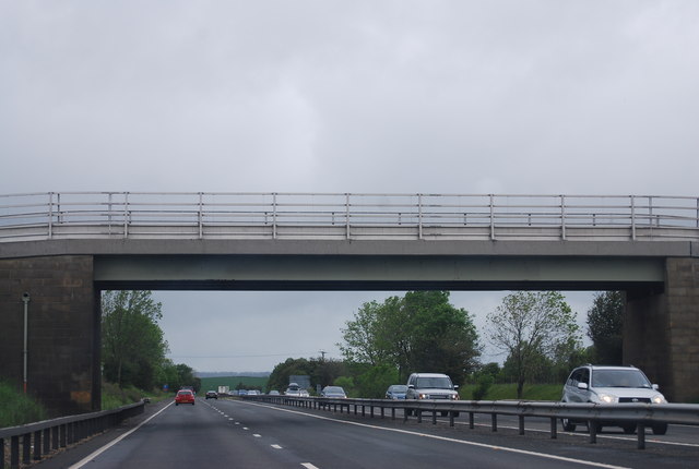 Footbridge over the A1