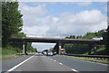 NZ2414 : A67 overbridge, A1(M) by N Chadwick