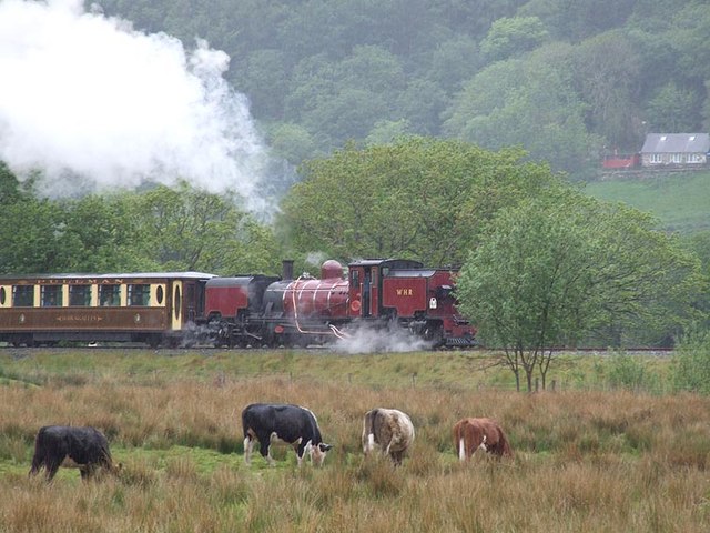 Welsh Highland Railway No. 138 near Nantmor
