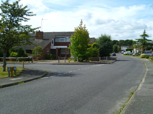 Junction of Brookside and Waverleigh Road in Cranleigh