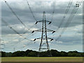 Corner pylon near Billingshurst