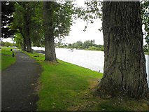 H2343 : Path along the Broad Meadow, Enniskillen by Kenneth  Allen
