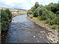 River Neath flows towards Chain Road, Glynneath