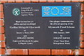 Glynneath Flood Prevention plaque