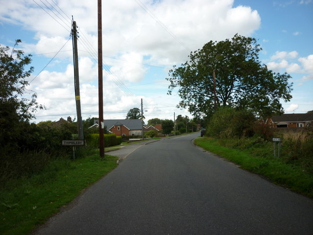 Entering Thimbleby, Lincolnshire
