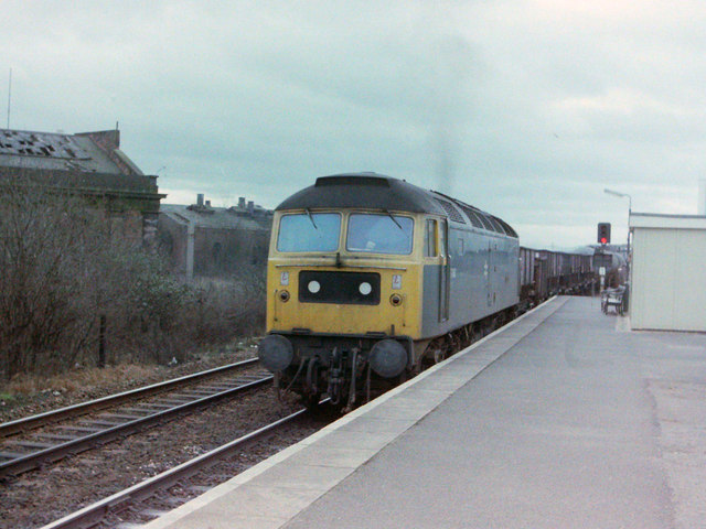 Freight Train at Bromsgrove, 1980