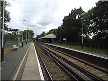 TQ1070 : Kempton Park railway station by Stacey Harris