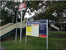 TQ1070 : Kempton park railway station by Stacey Harris