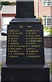 SO8483 : Inscription on new War Memorial - east side, High Street, Kinver by P L Chadwick