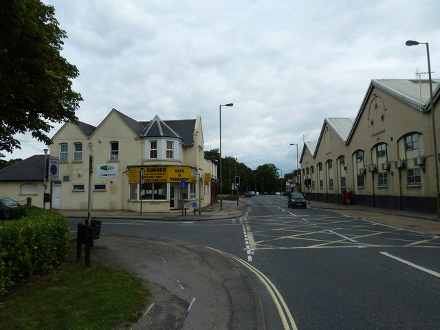 Junction of  Bishopstoke Road and Dutton Lane