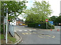 Looking from Totton College towards Water Lane