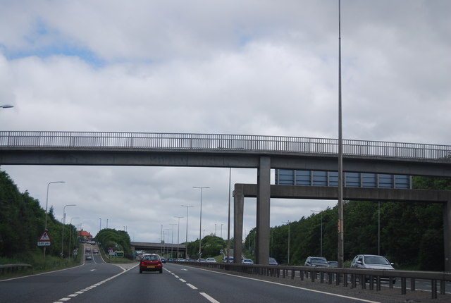 Bridge over the A1, East Denton