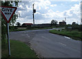 TF2456 : Junction of Langrick road and Reedham lane by J.Hannan-Briggs
