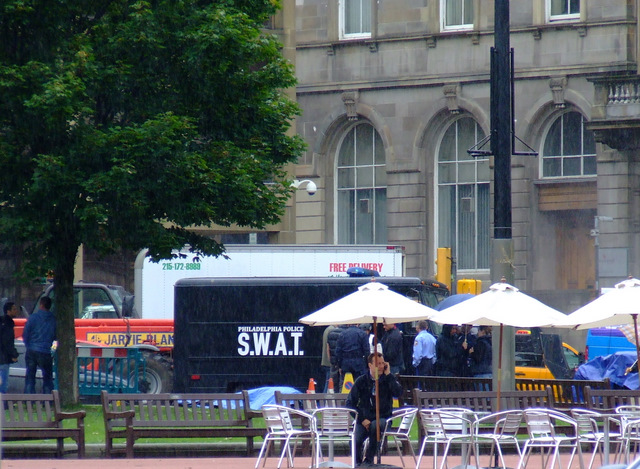 Philadelphia street scene in Glasgow