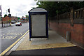 SP0583 : Bus shelter on Bristol Road, Bournbrook by Phil Champion
