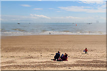 TM1714 : Clacton Beach, Essex by Christine Matthews