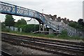 Railway footbridge, end of Trevor Rd