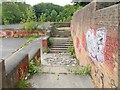 Steps at demolished Braim Wood School