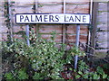 Palmers Lane sign