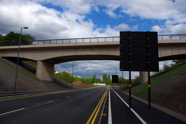 Ariel  Aqueduct - Aston Webb Boulevard (Selly Oak New Road, Phase 2)