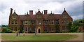 Haughley Hall, with glass sculpture