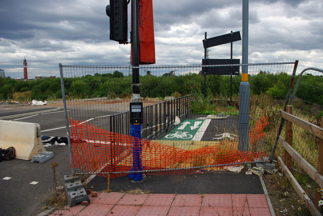 An Unused Shared Use Path - Harborne... © Phil Champion :: Geograph ...