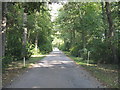 Speed humps on the drive to Street Court