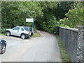 Nantgavenny Lane crosses the Gavenny River, Mardy