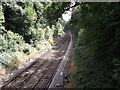 Railway line to Hayes