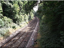 TQ3866 : Railway line to Hayes by David Anstiss