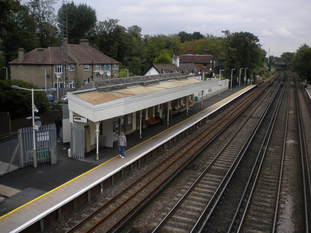 Northbound platform, Penge West Railway Station SE20