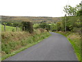 The Lackan Road west of the junction with Drumlee Road