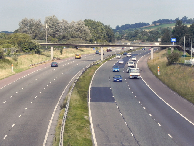 M61 Motorway © David Dixon cc-by-sa/2.0 :: Geograph Britain and Ireland