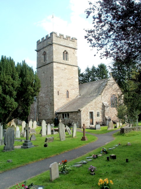 Grade I listed Church of St Teilo, Llantilio Pertholey