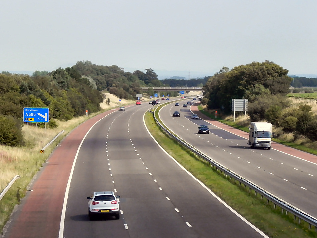 M55 Motorway © David Dixon :: Geograph Britain and Ireland