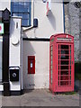 Telephone Box & Laxfield Post Office Postbox