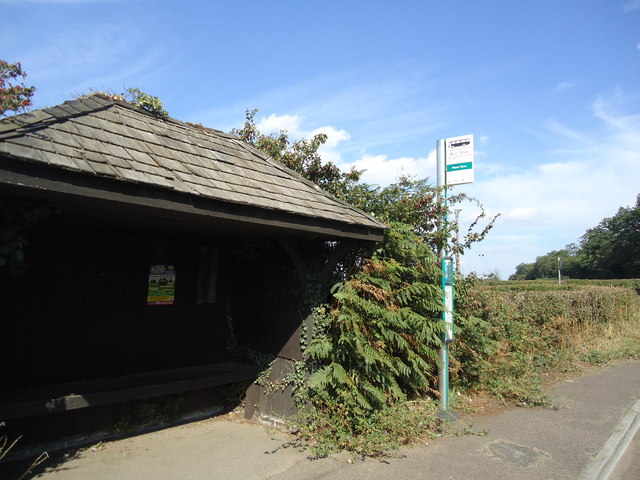 Manor Farm bus stop, Guildford Road, near Wotton