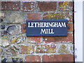 Letheringham Mill sign