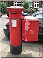 "Anonymous" (Victorian) postbox, Anson Road (near Oman Avenue), NW2