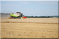 Barley harvesting by White Hill