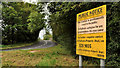 Railway sign, Ballinderry