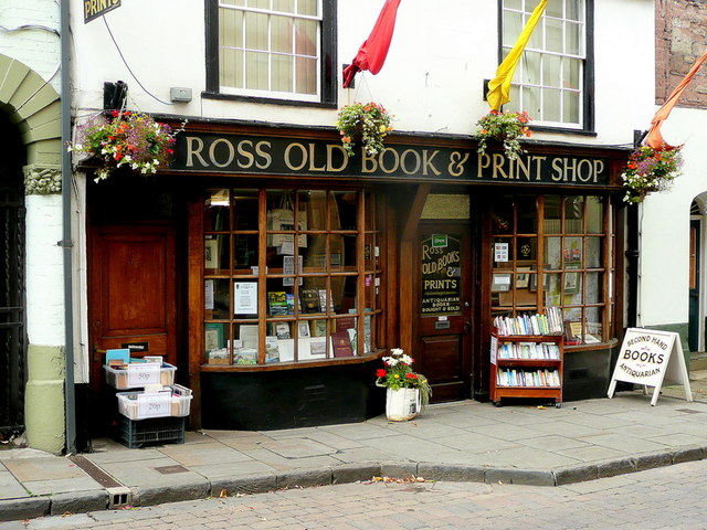 Ross Old Book and Print Shop © Jonathan Billinger :: Geograph Britain ...