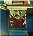 Wooden carved relief of Elizabeth I, Forest Gate