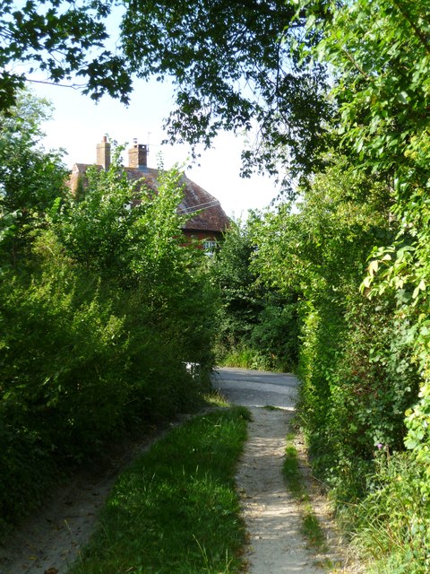 Junction of ways at Charlton Court