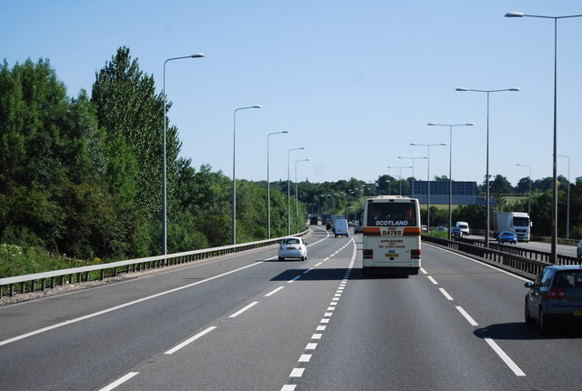 M11 North Of Junction 6 N Chadwick Cc By Sa 2 0 Geograph Britain   2585092 65fbe142 