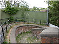 A path leading down to the Rochdale Canal