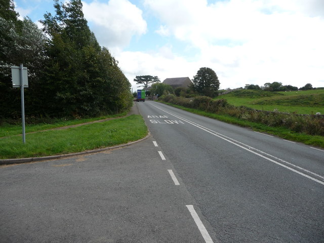 The A5025 near Brynrefail