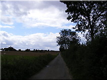 TM2757 : Road to Letheringham by Geographer